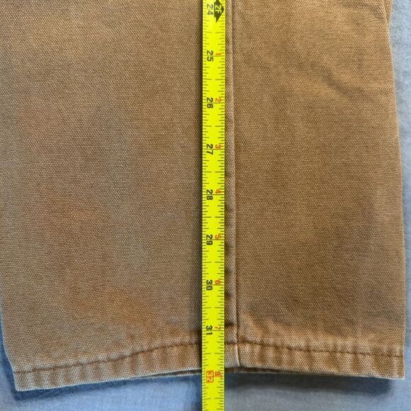 Dickies Relaxed Fit Sanded Duck Carpenter Pants Men's 34x32 DU336 Brown Cotton - Picture 9 of 12